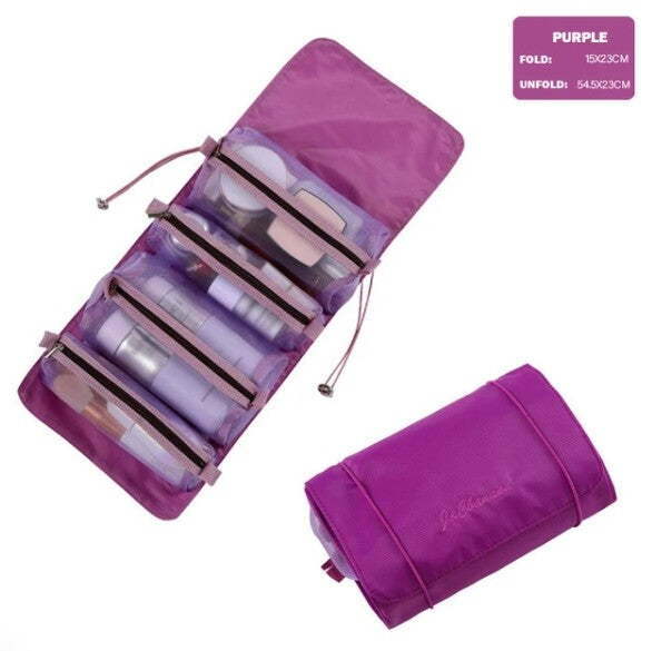 1 Zipper Mesh Separable Cosmetics Pouch