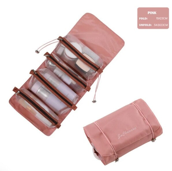 1 Zipper Mesh Separable Cosmetics Pouch