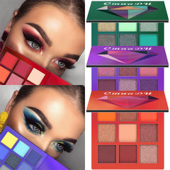 9 Color Diamond Bright Eyeshadow Palette