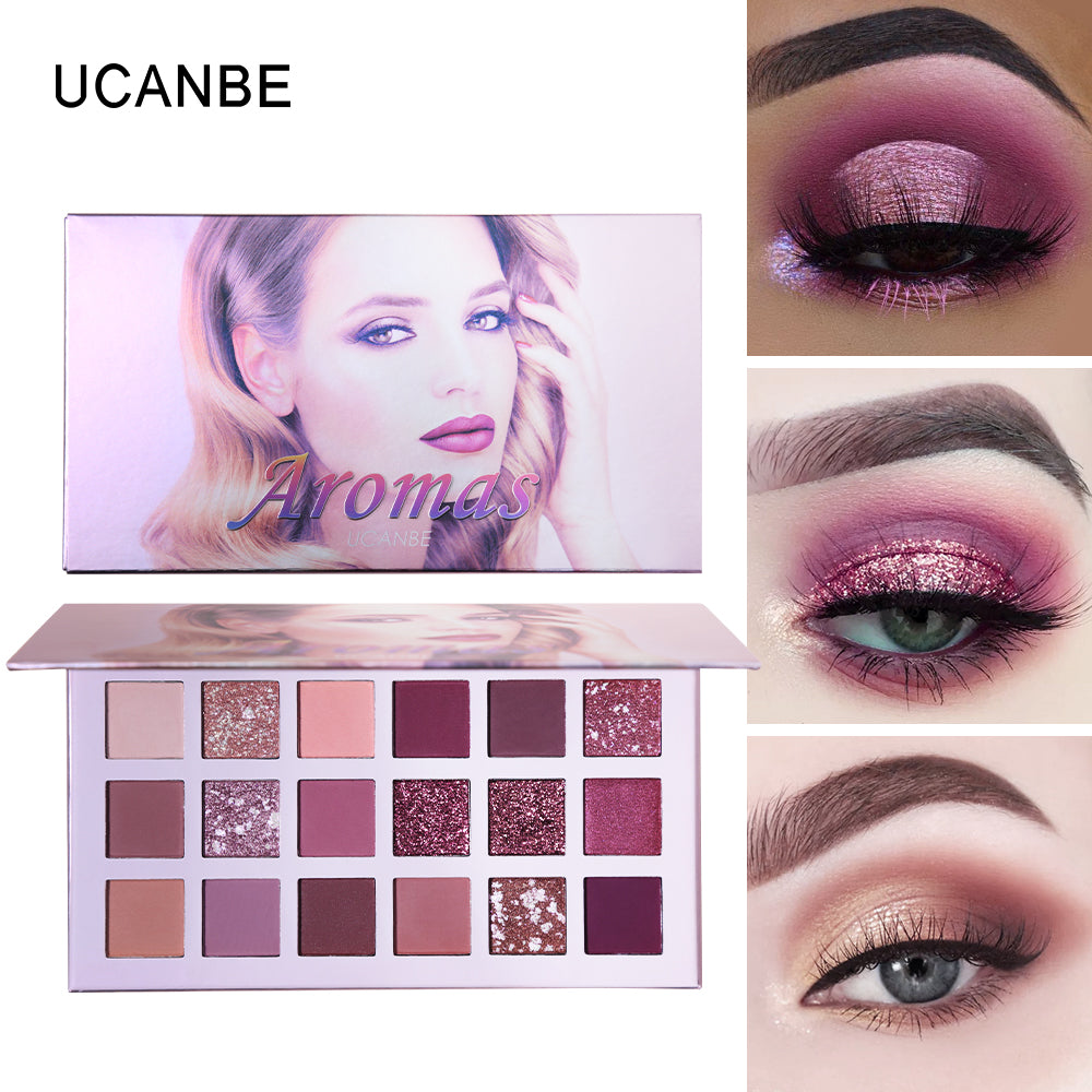 18 Nude Color Eye Shadow Palette