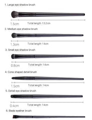 Eye makeup brush set 6